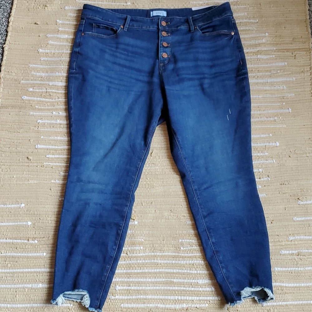 LOFT high waist skinny jeans